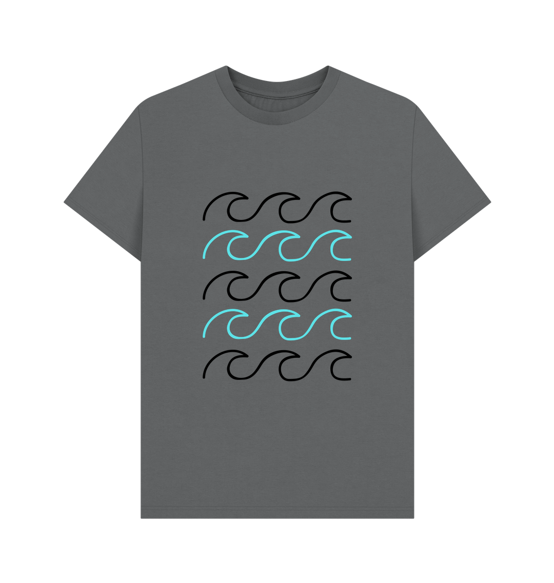 Slate Grey Printed T-shirt
