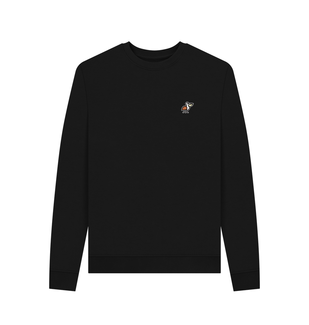 Black Printed Sweater