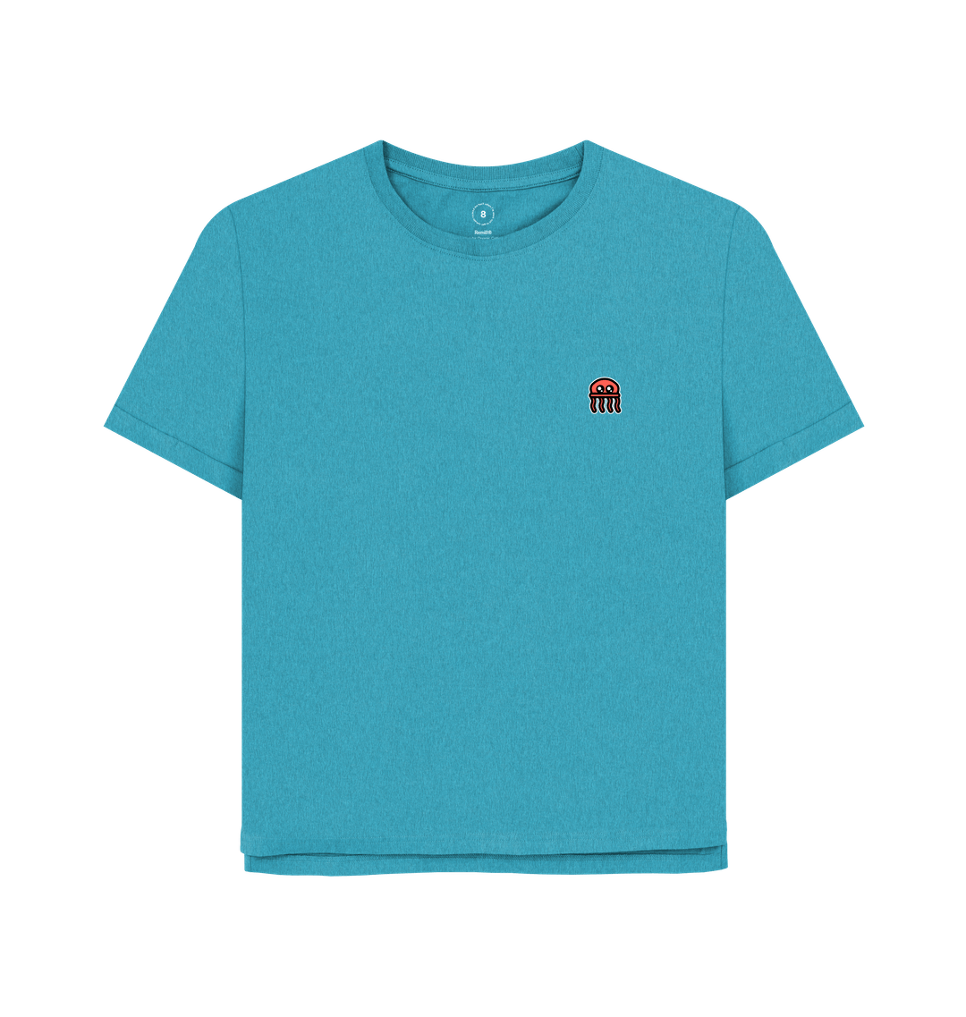 Ocean Blue Printed T-shirt