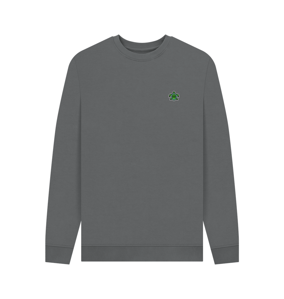 Slate Grey Printed Sweater