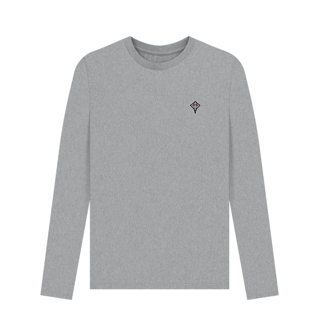 Athletic Grey Printed Long Sleeve T Shirt