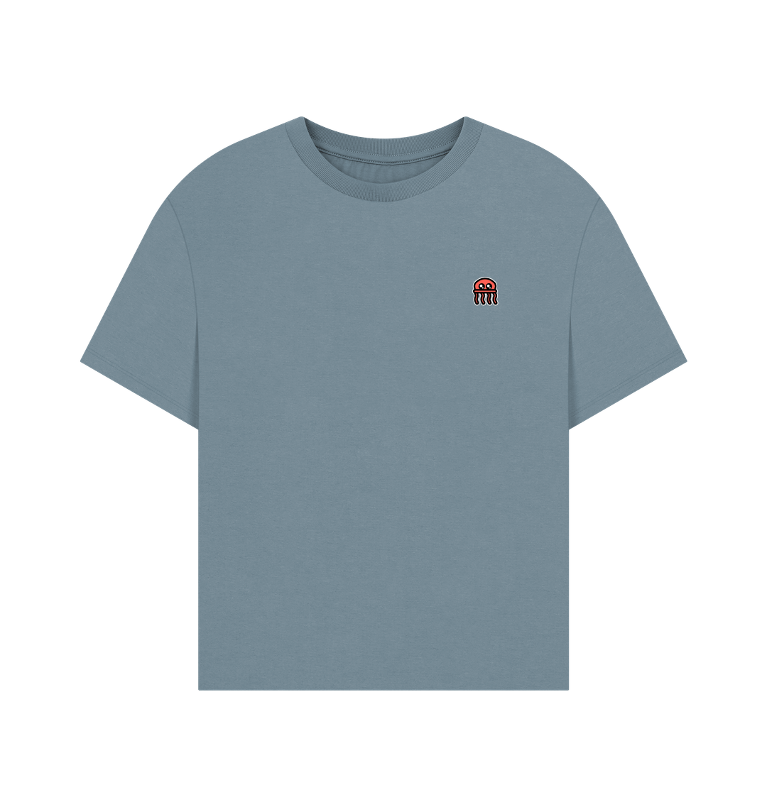 Stone Blue Printed T-shirt