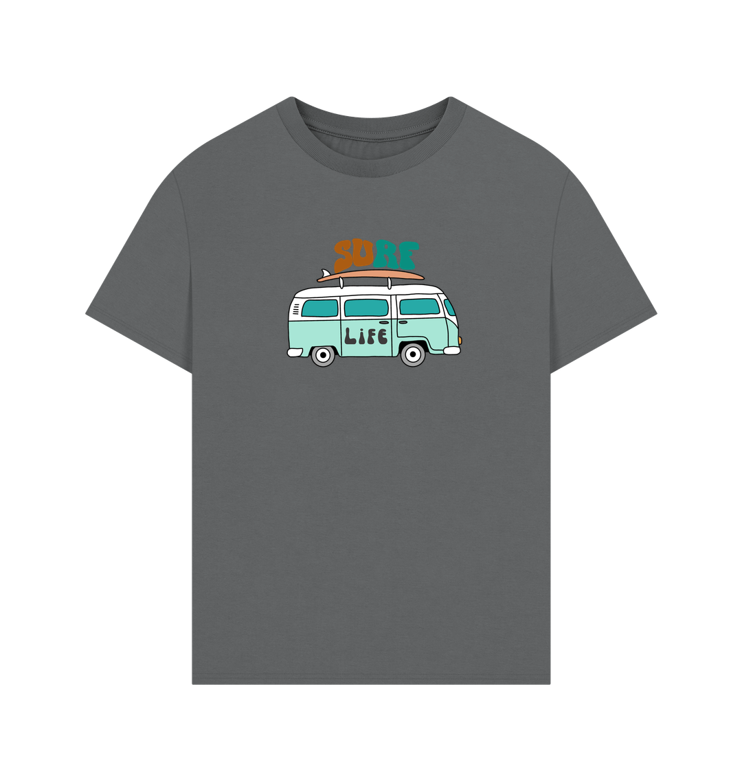 Slate Grey Printed T-shirt