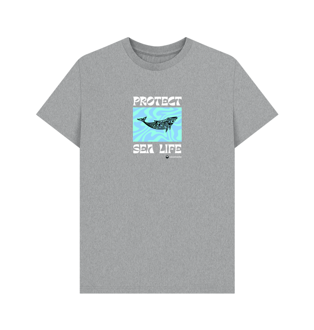 Athletic Grey Printed T-shirt
