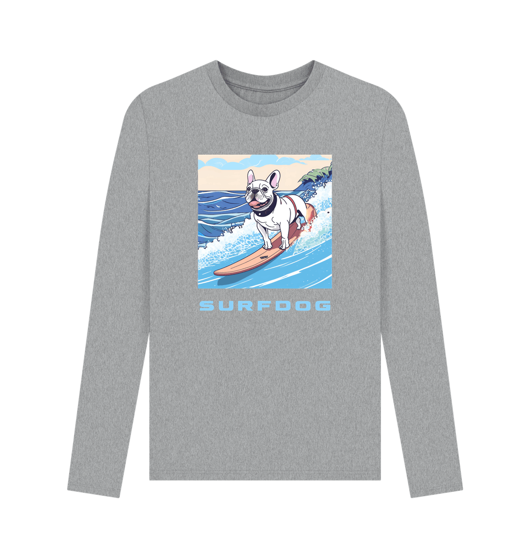 Athletic Grey Printed Long Sleeve T Shirt