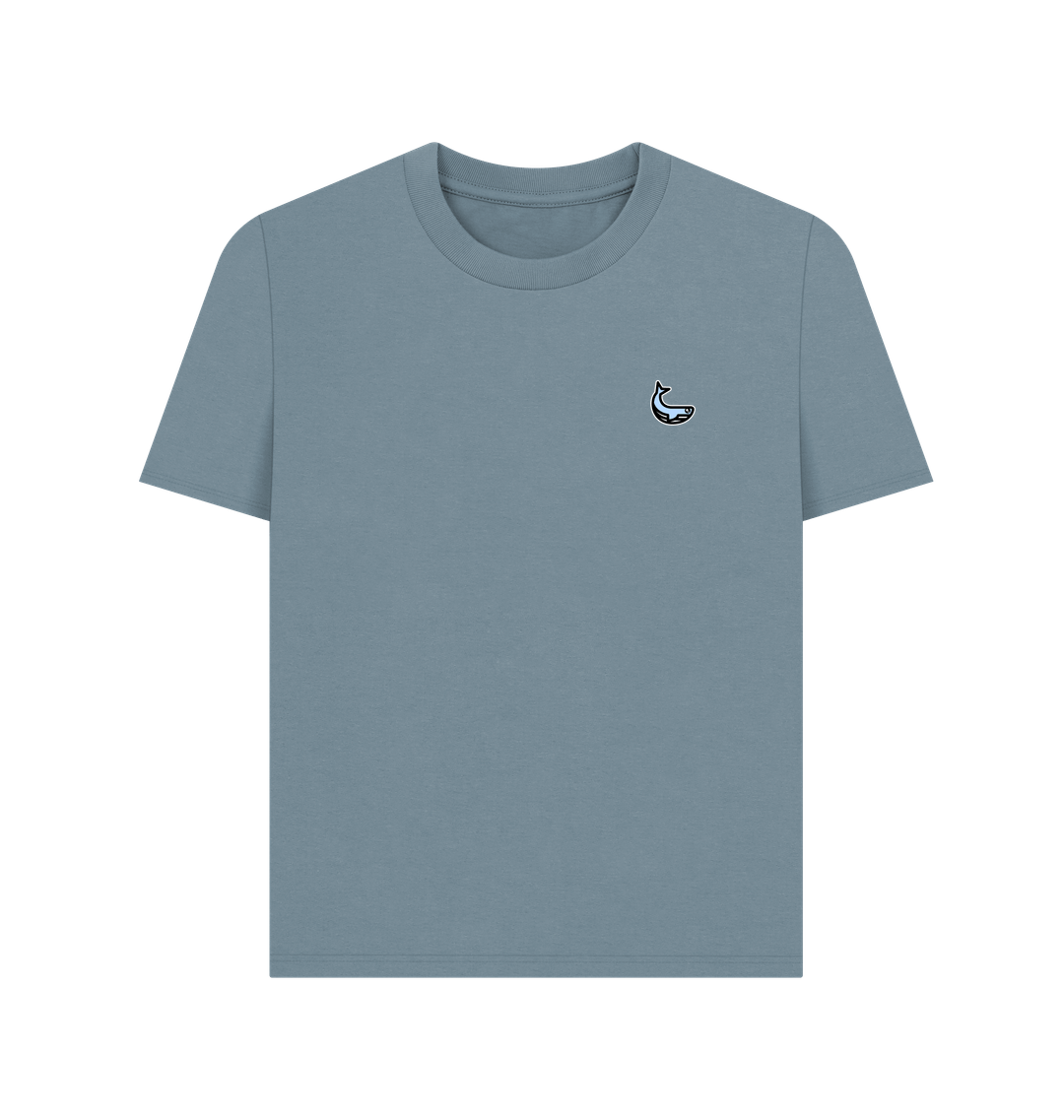Stone Blue Printed T-shirt