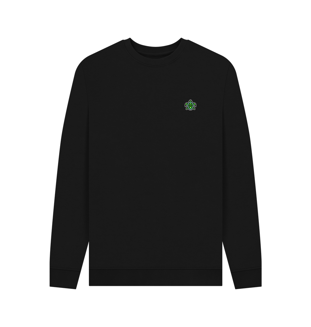 Black Printed Sweater