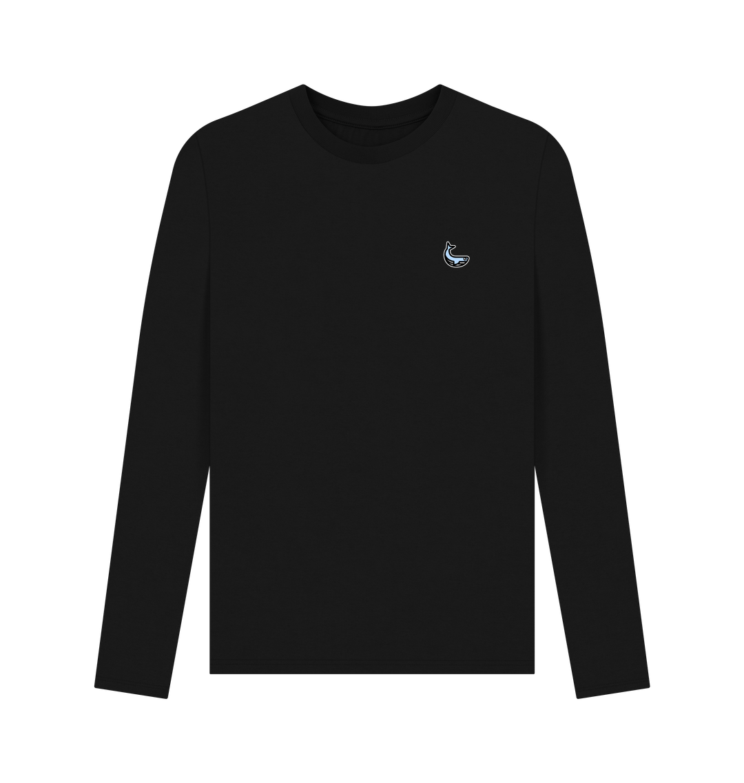 Black Printed Long Sleeve T Shirt