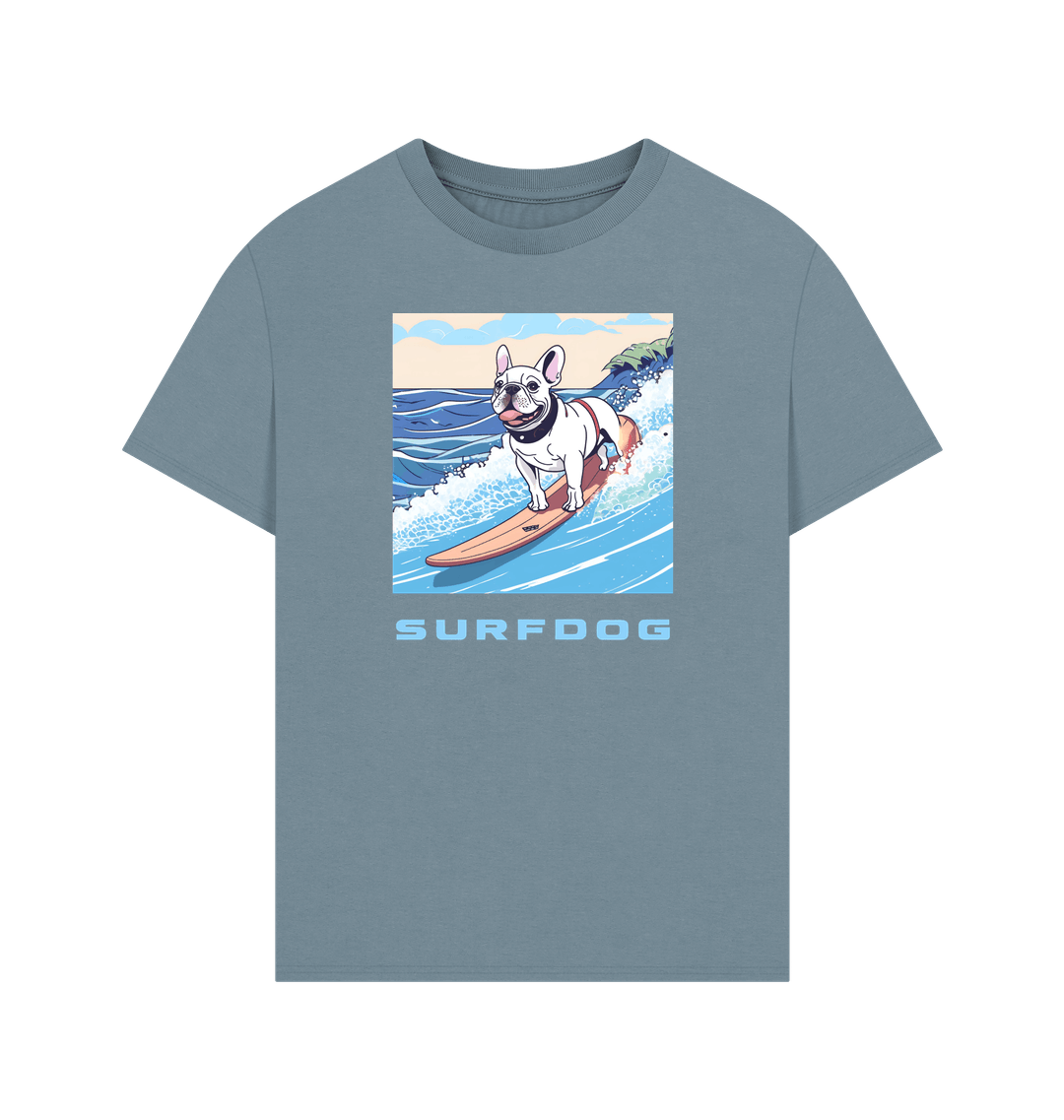 Stone Blue Printed T-shirt