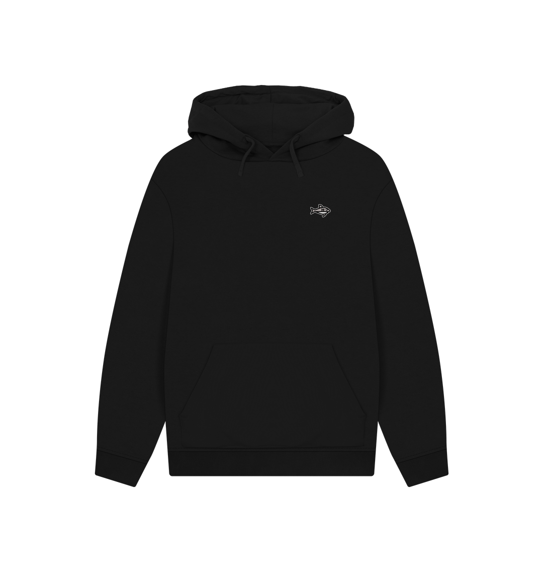 Black Printed Hoody