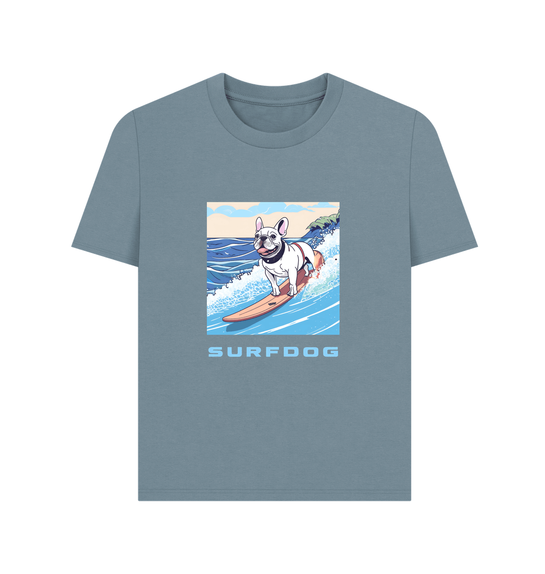 Stone Blue Printed T-shirt