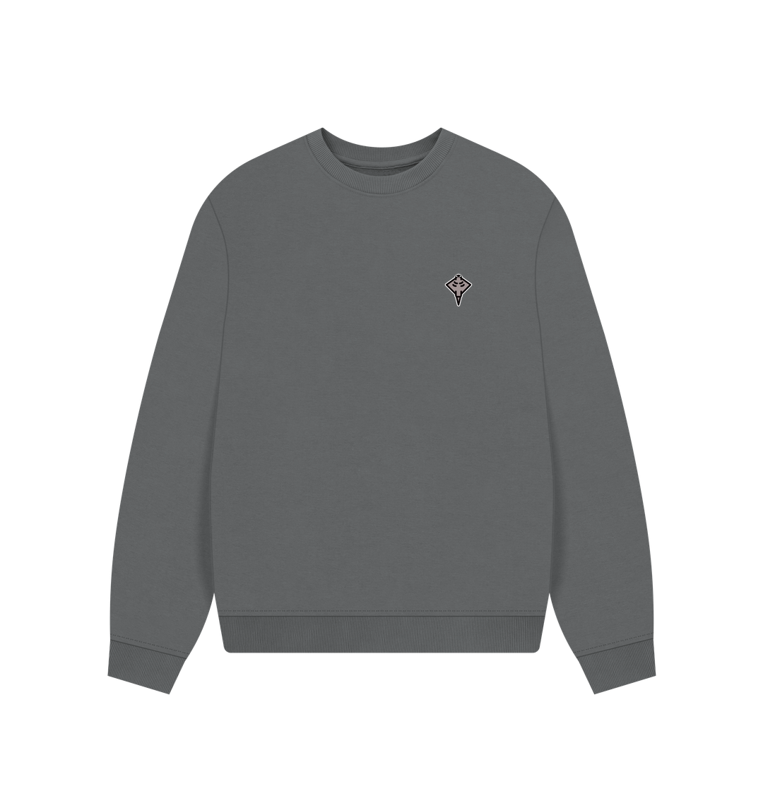 Slate Grey Printed Sweater