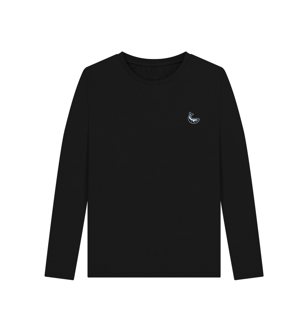 Black Printed Long Sleeve T Shirt