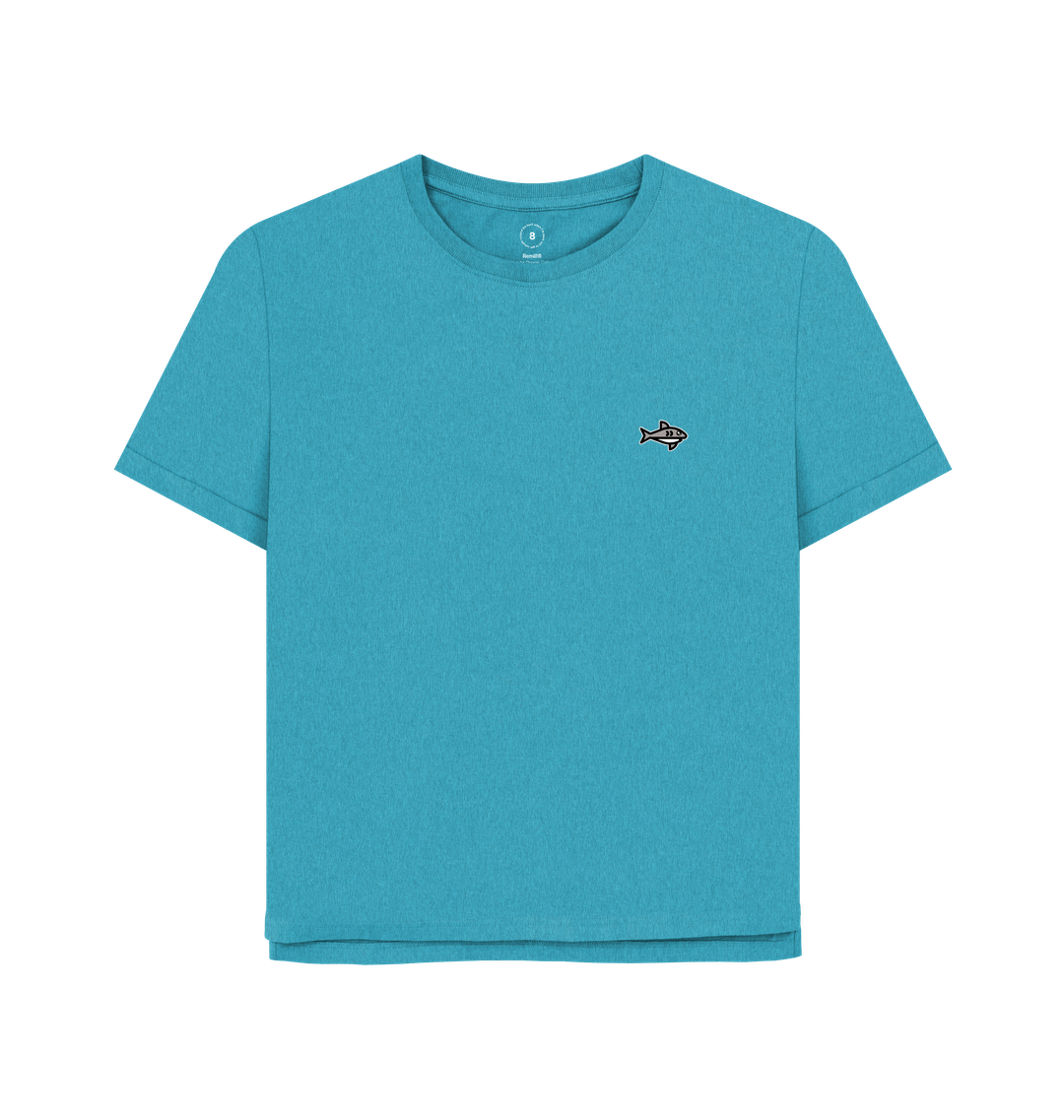 Ocean Blue Printed T-shirt