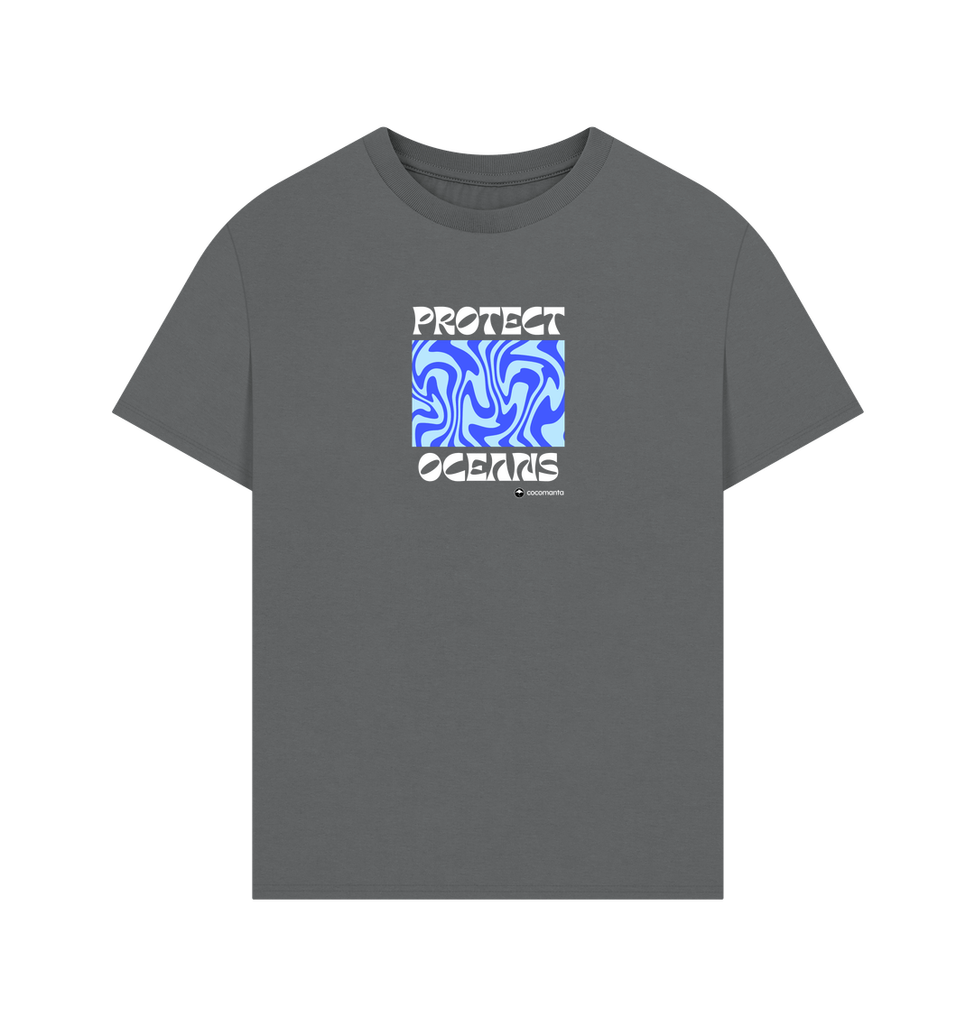 Slate Grey Printed T-shirt