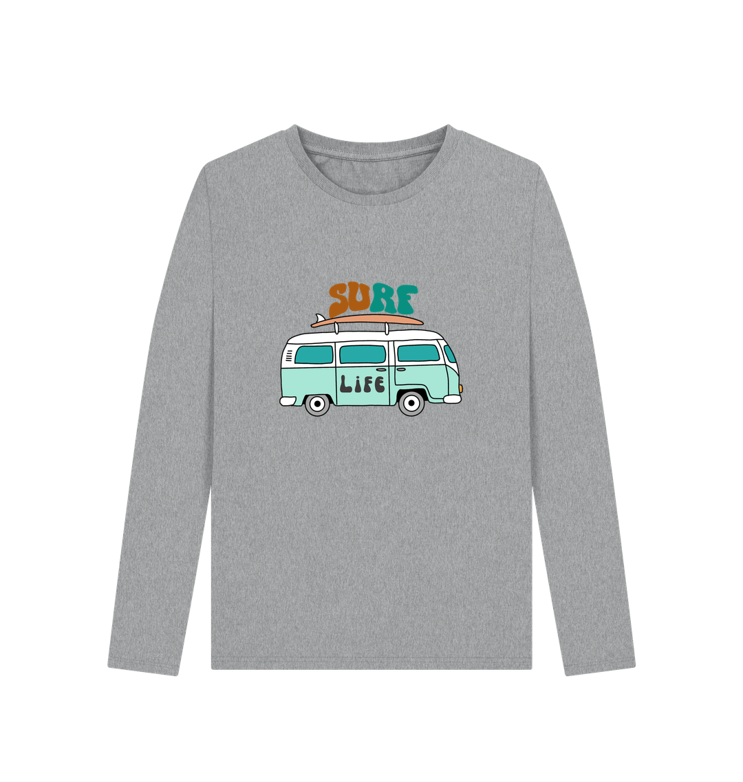 Athletic Grey Printed Long Sleeve T Shirt