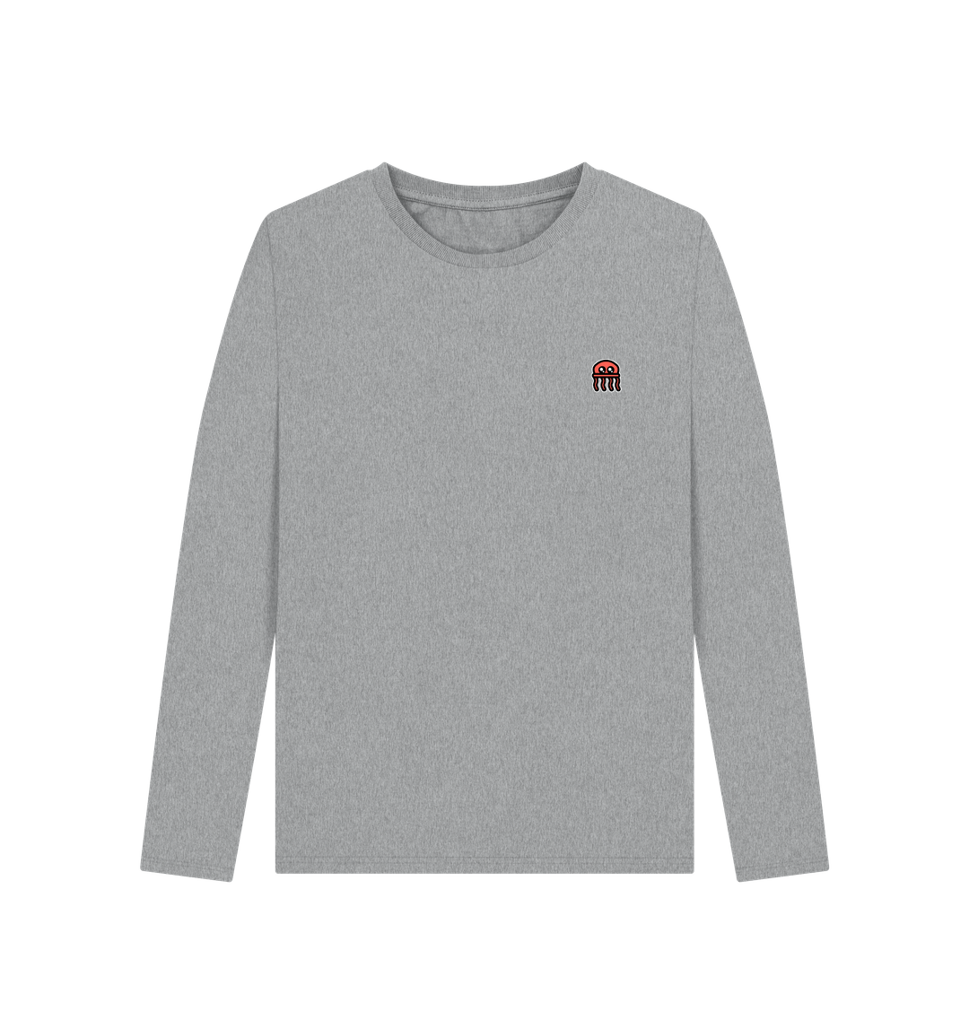 Athletic Grey Printed Long Sleeve T Shirt