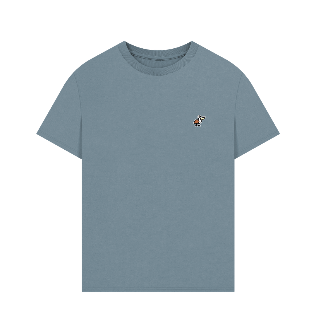 Stone Blue Printed T-shirt