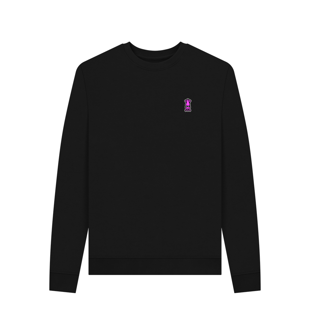 Black Printed Sweater