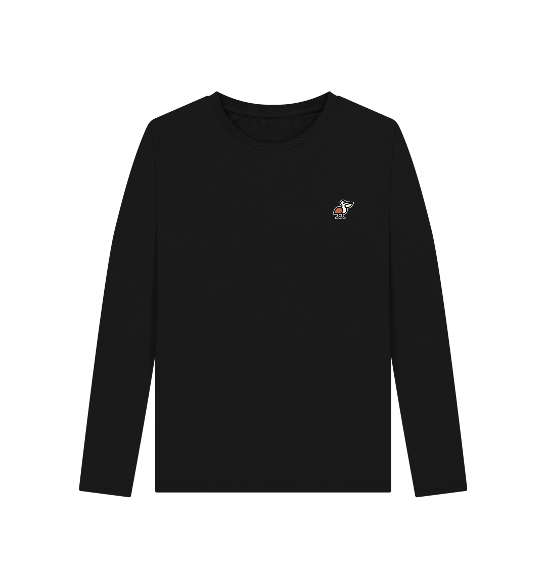 Black Printed Long Sleeve T Shirt