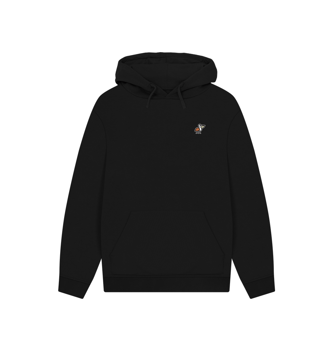 Black Printed Hoody