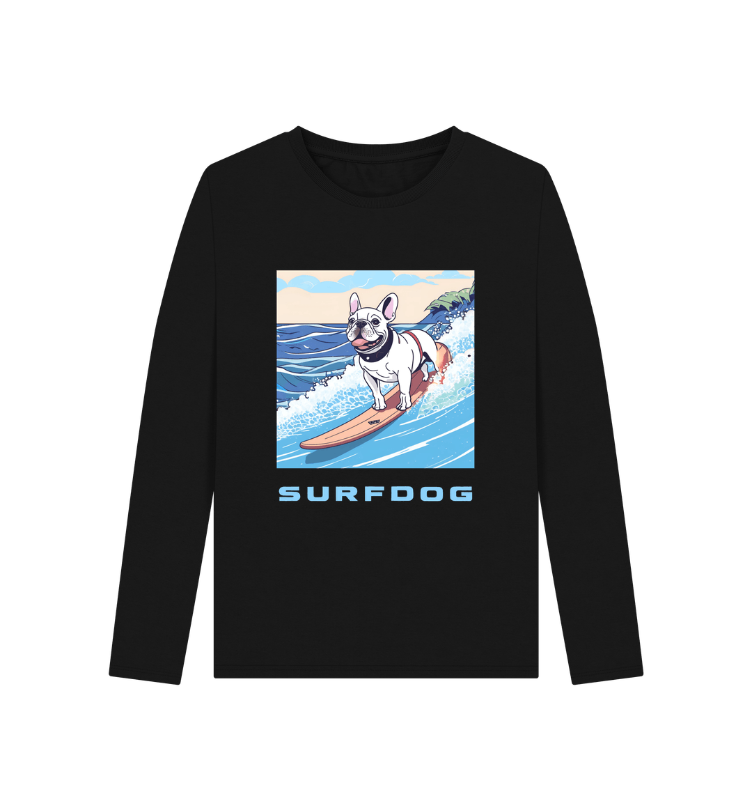 Black Printed Long Sleeve T Shirt
