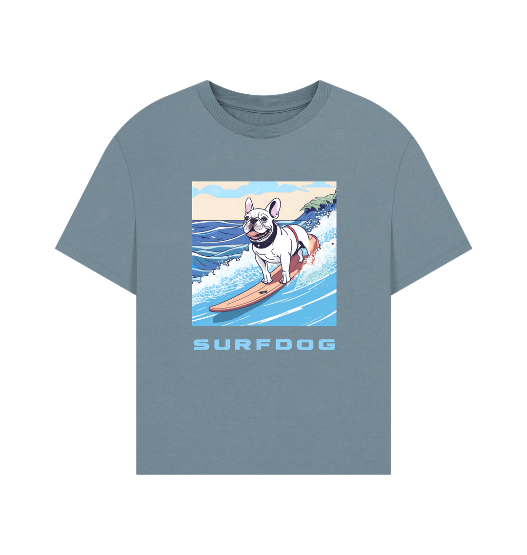 Stone Blue Printed T-shirt