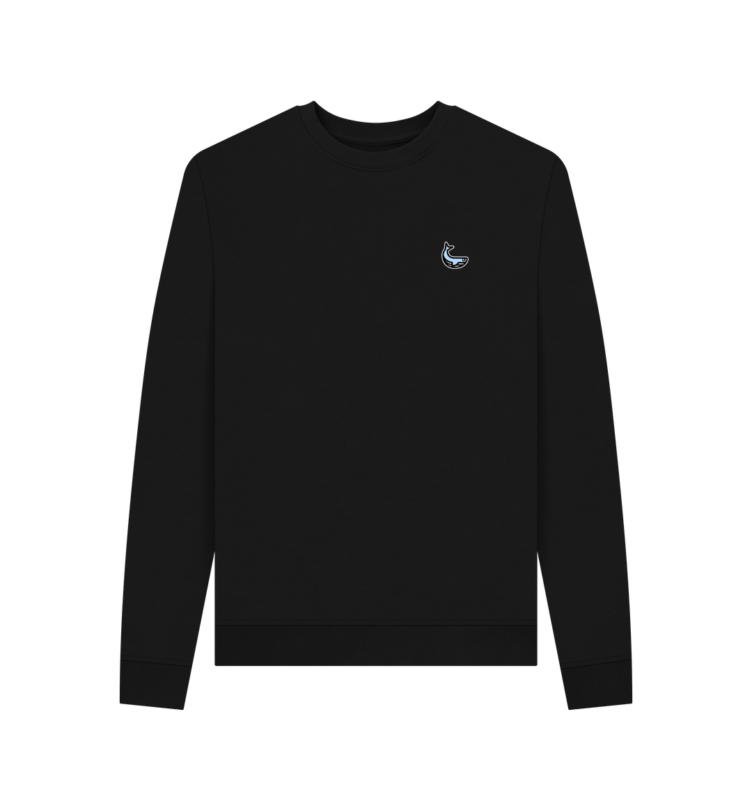 Black Printed Sweater