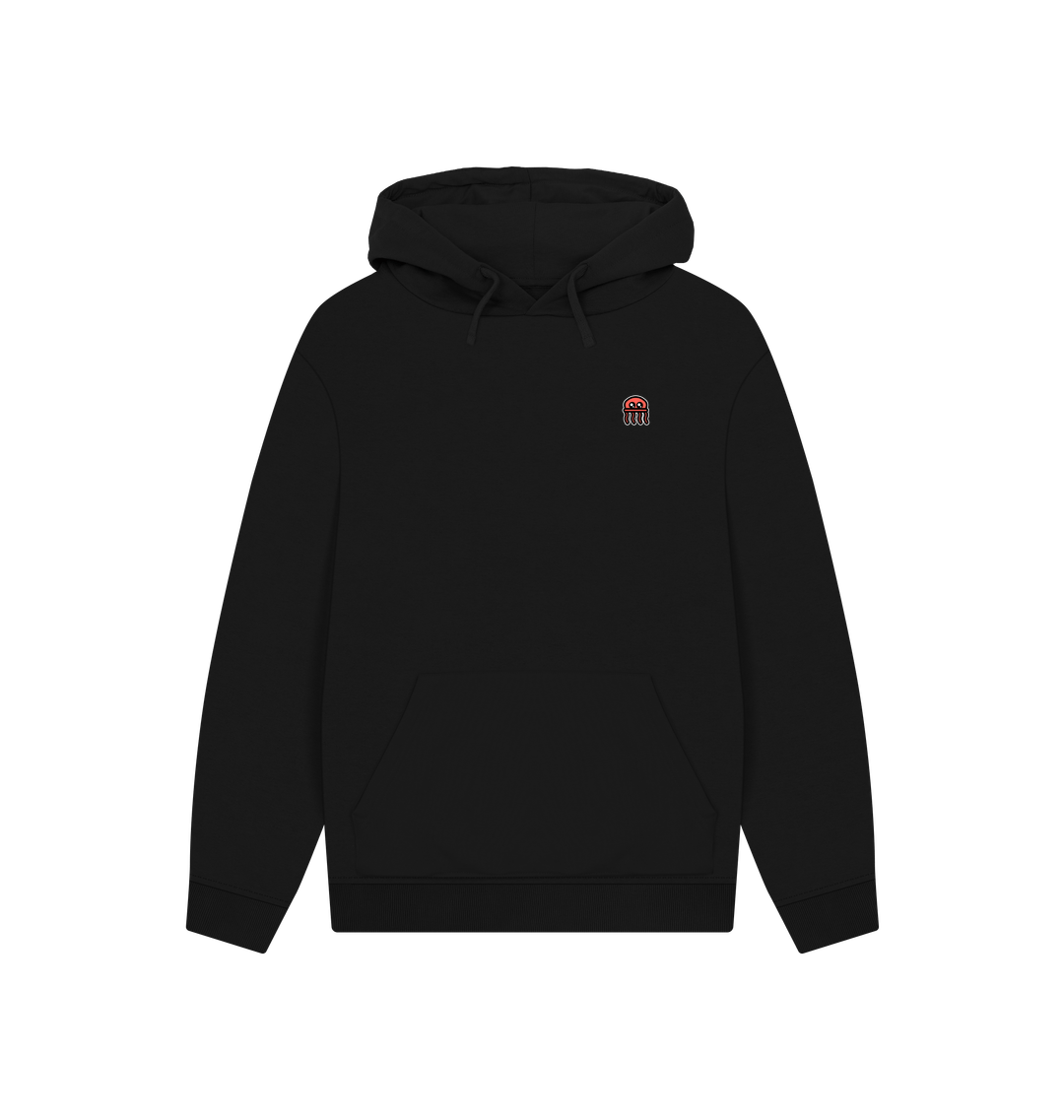 Black Printed Hoody