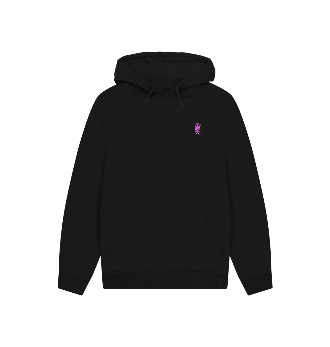 Black Printed Hoody
