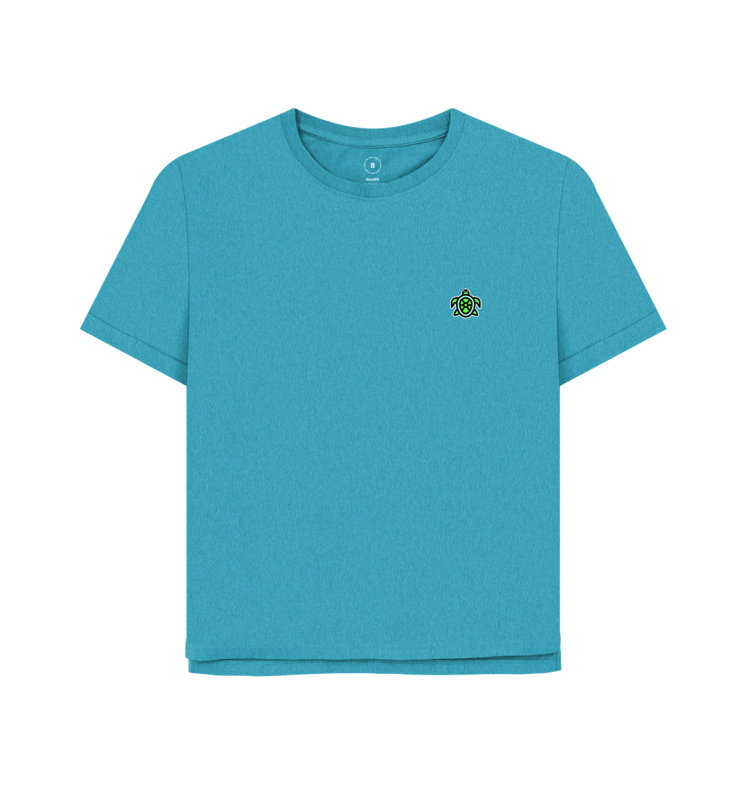 Ocean Blue Printed T-shirt