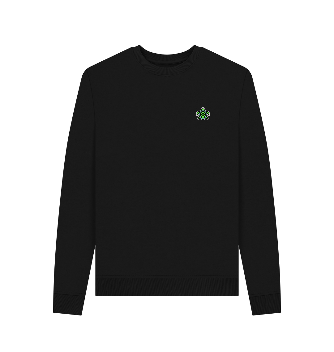 Black Printed Sweater