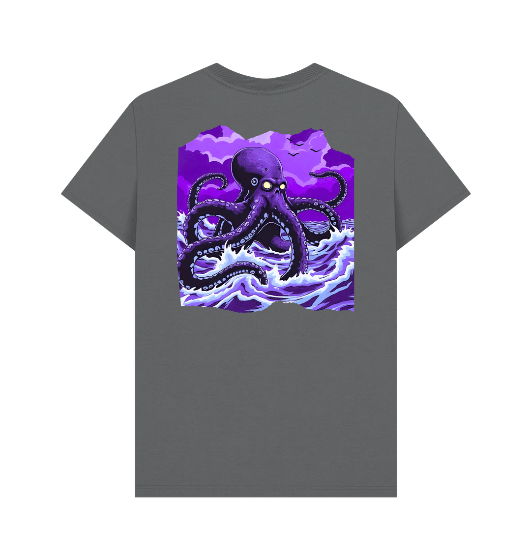 Slate Grey Printed T-shirt