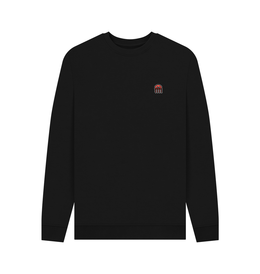 Black Printed Sweater