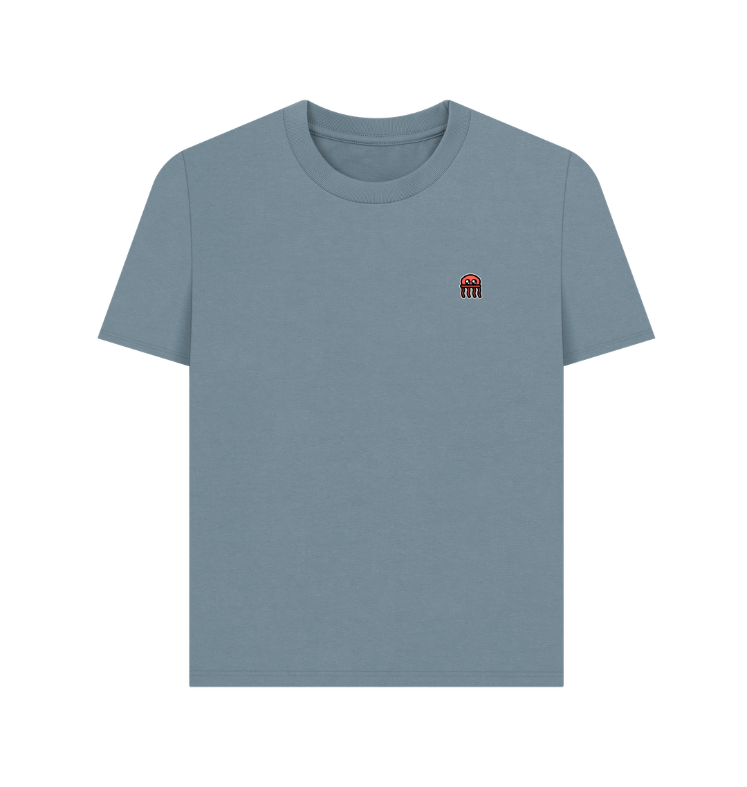 Stone Blue Printed T-shirt