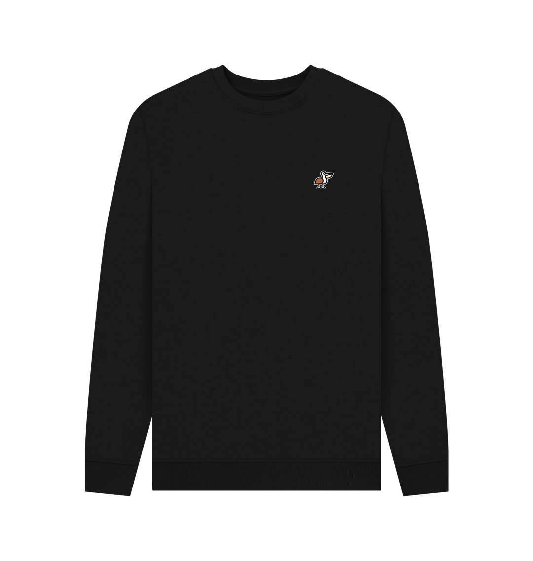 Black Printed Sweater