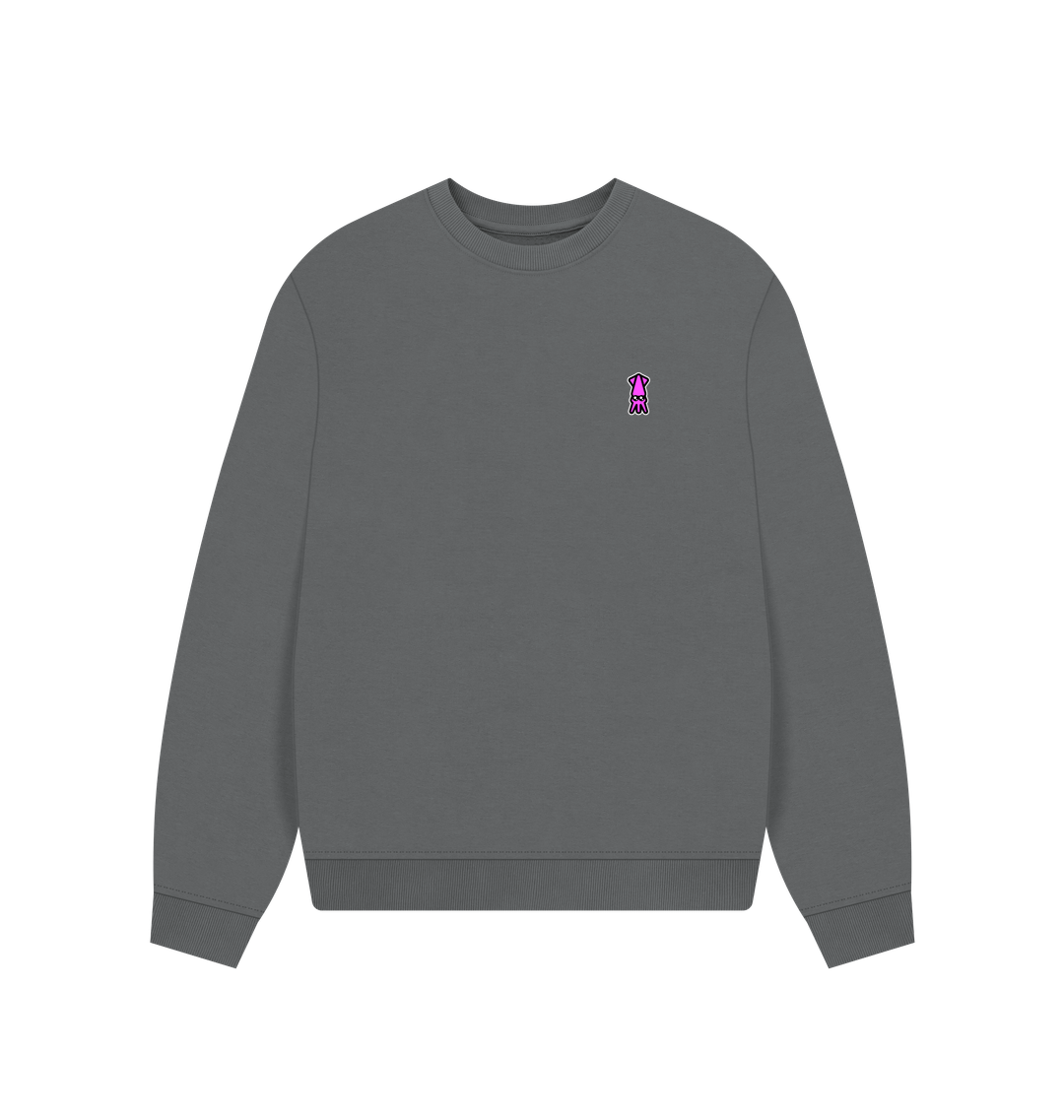 Slate Grey Printed Sweater