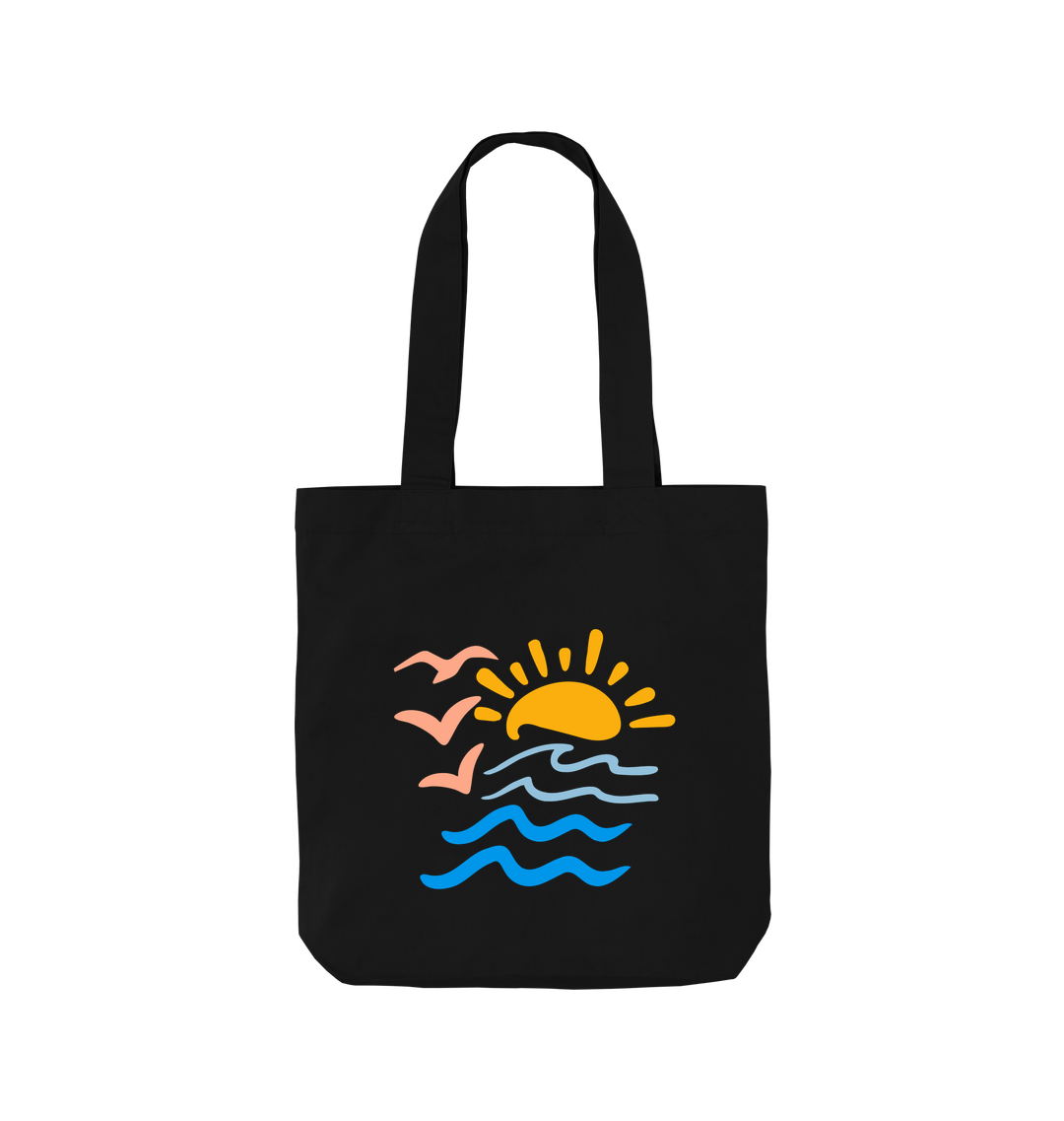 Black Printed Bag