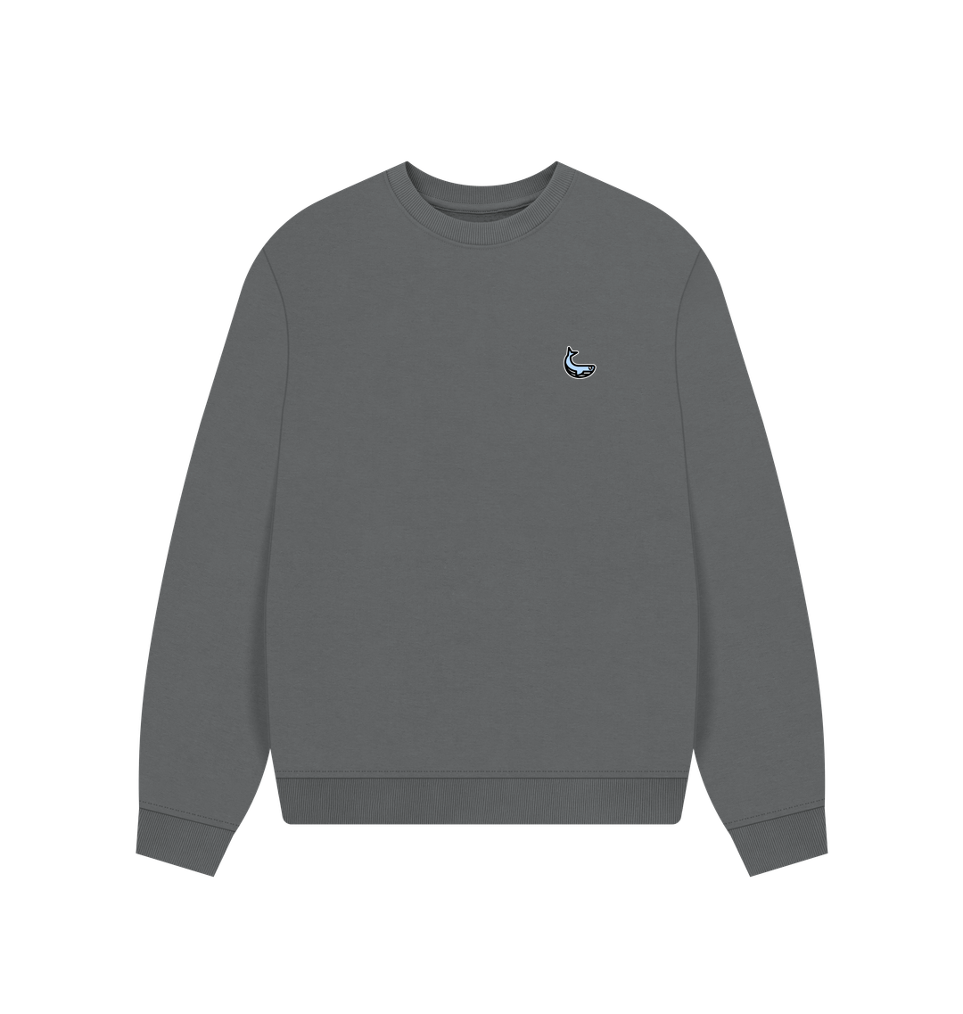 Slate Grey Printed Sweater