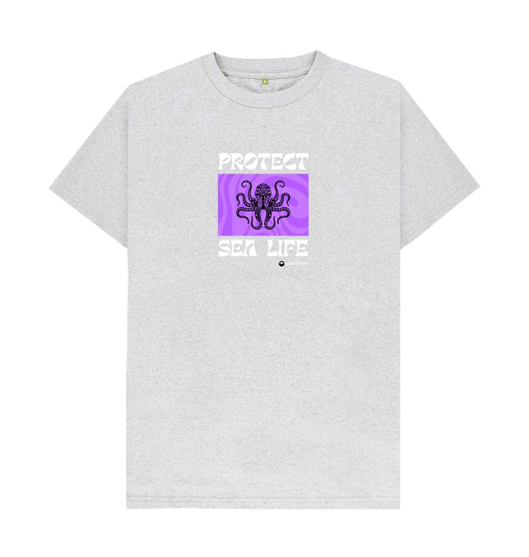 Grey Recycled Printed T-Shirt