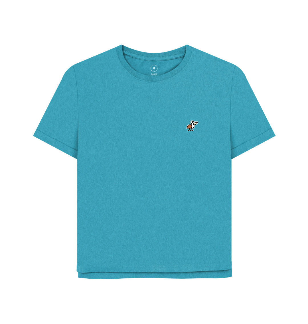 Ocean Blue Printed T-shirt