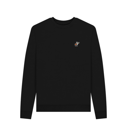 Black Printed Sweater