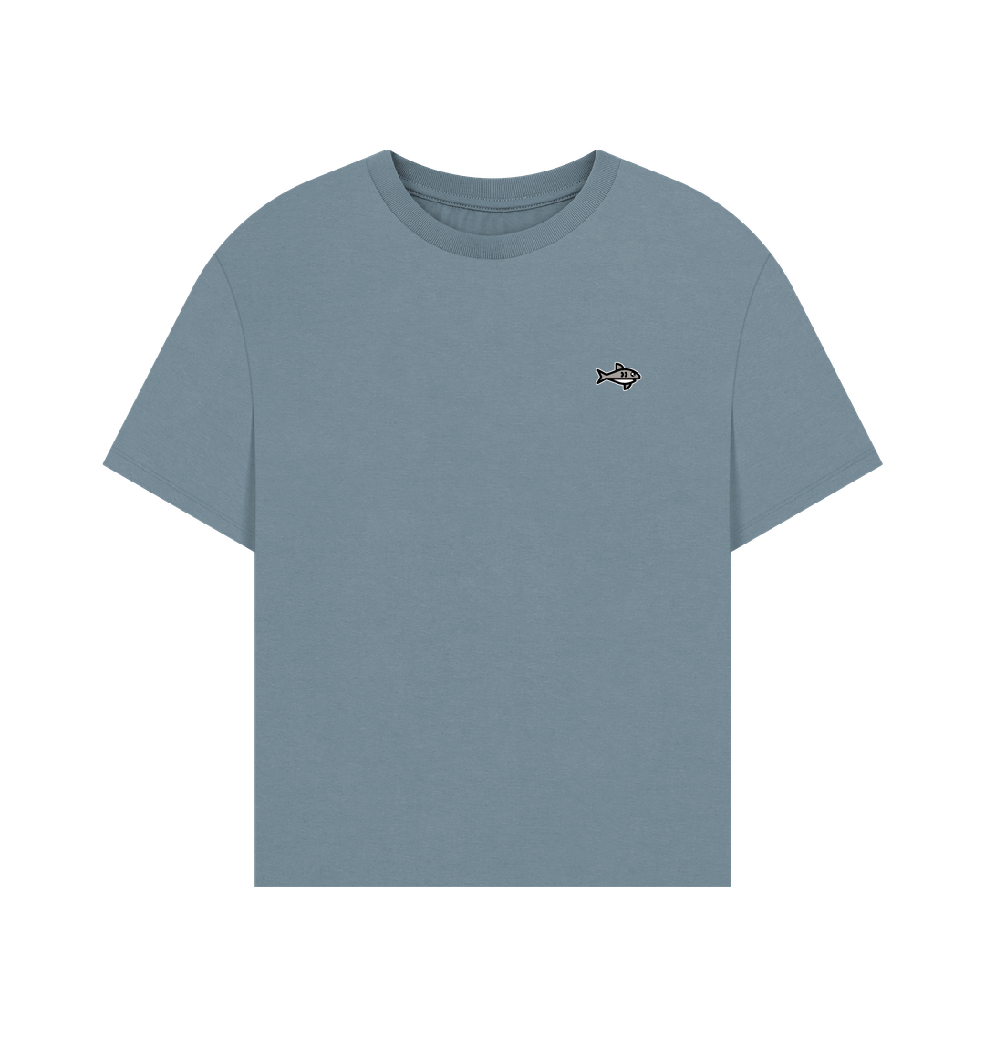 Stone Blue Printed T-shirt