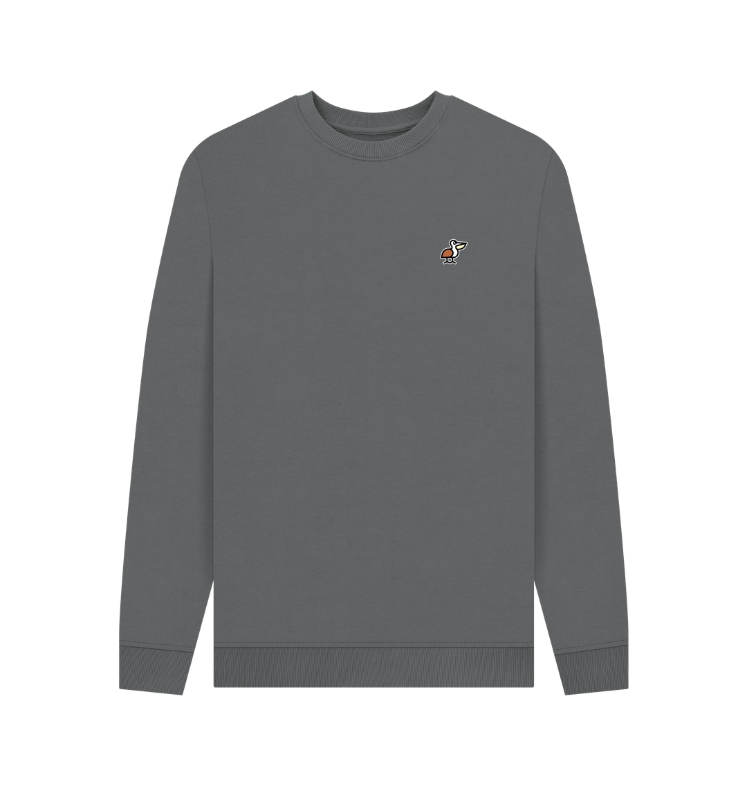 Slate Grey Printed Sweater