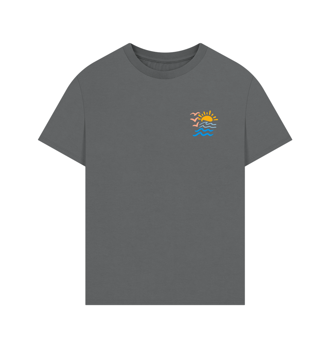 Slate Grey Printed T-shirt