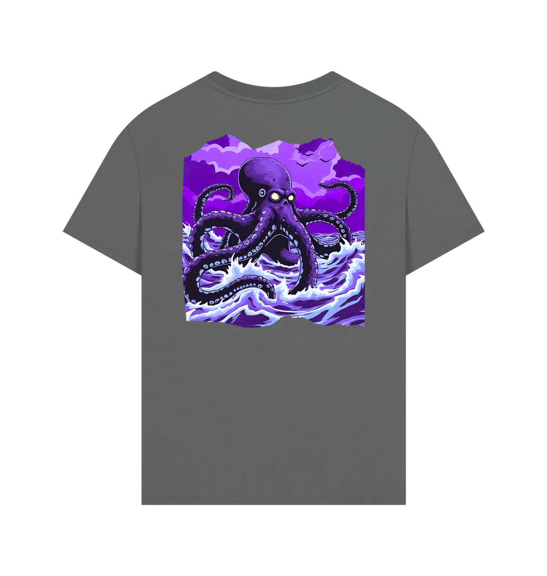 Slate Grey Printed T-shirt
