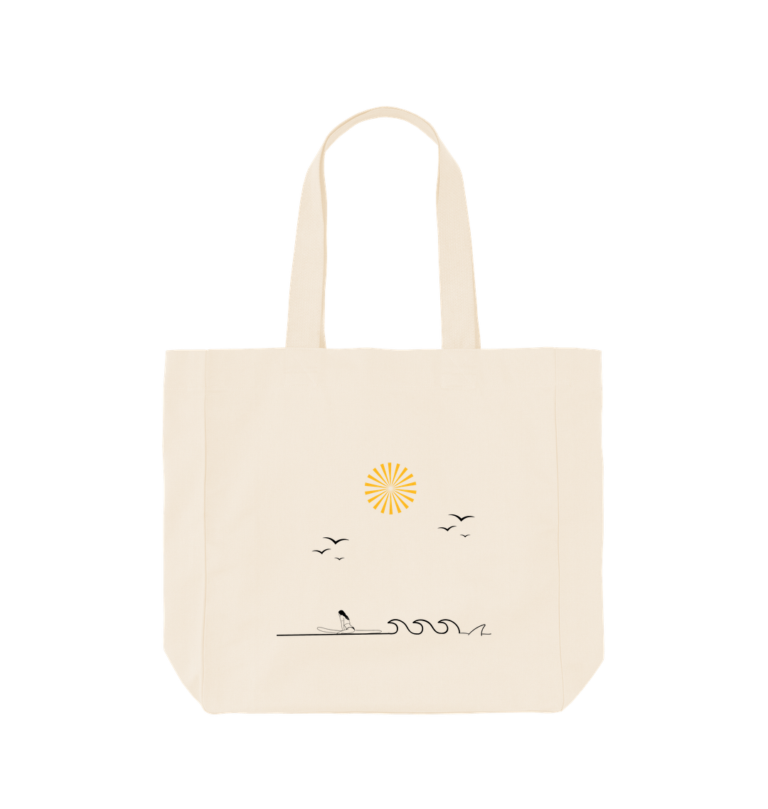 Natural Printed Bag