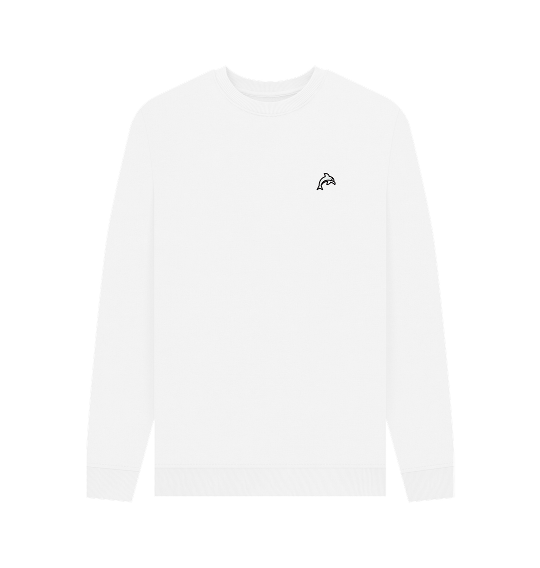 White Printed Sweater