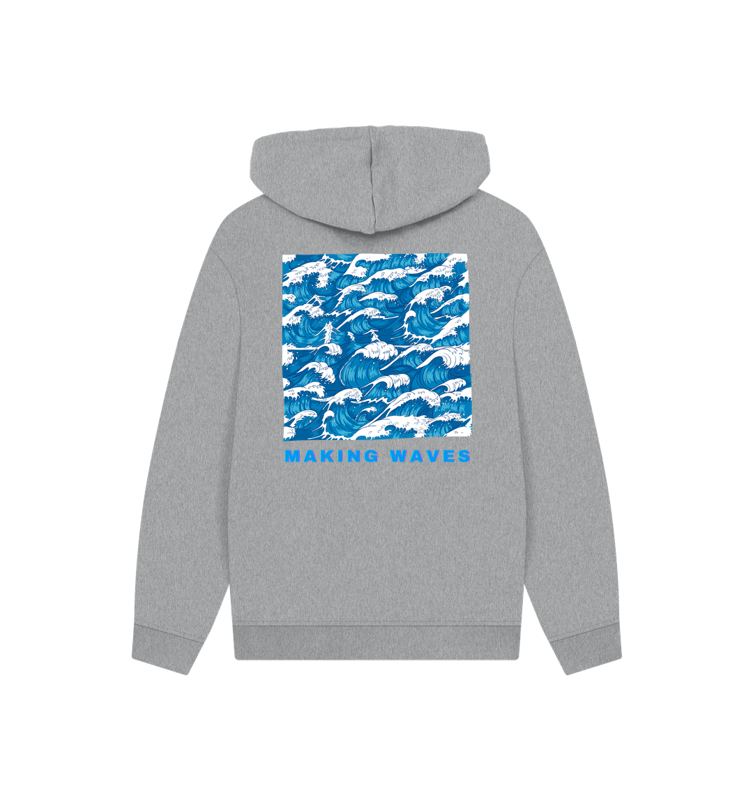 Athletic Grey Printed Hoody