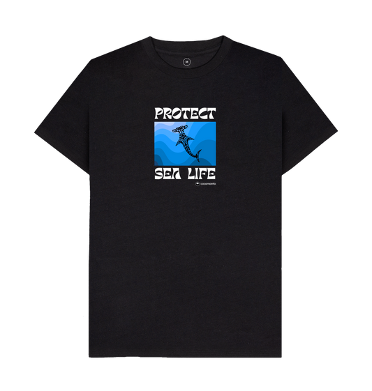 Black Recycled Printed T-Shirt